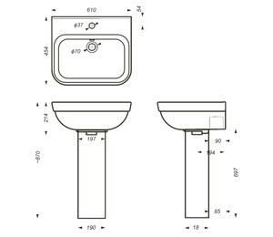  610*454  Sanita Luxe Next NXTSLWB01 