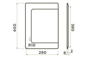   290*400  Omoikiri CB-BASIC-380 GB 4999100 