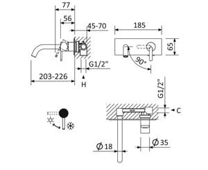     CEZARES LEAF-BLI1-01-W0  