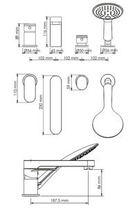     WasserKRAFT Elbe 7455   Soft-touch