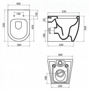    BelBagno Marino BB105CBR 