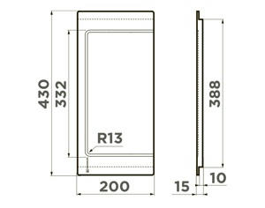   200*430  Omoikiri CB-05-WOOD-M 4999053 