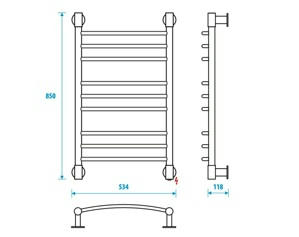   850*500  Energy Ergo 2   RAL 9005