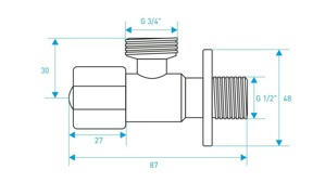         1/2 - 3/4 Monoflex 02536  