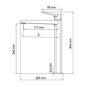     WasserKRAFT Bever 2403H   Soft-touch