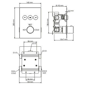      WasserKRAFT Neime 1944 Thermo  