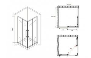   1000*1000*1950  ABBER Schwarzer Diamant AG02100MH  ,  