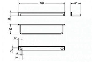  370*80*30  Cezares Maxima CZR-F-8912A  