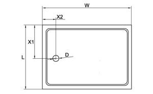   1200*800*150  CEZARES TRAY-A-AH-120/80-15-W0 