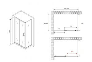   1000*600*1900  ABBER Schwarzer Diamant AG30100B5-S60B5  ,  