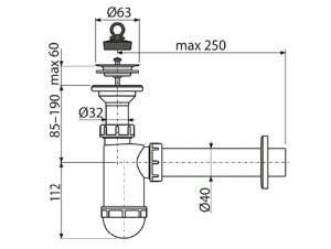      1.1/4*40 AlcaDrain A41 