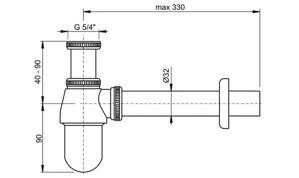      1.1/4*32 AlcaDrain A431  