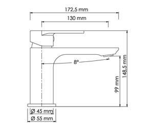    WasserKRAFT Mindel 8503  Soft-touch