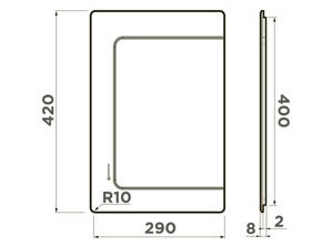   290*420  Omoikiri CB-BASIC-400 GB 4999101 