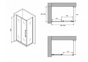   1000*1000*1950  ABBER Schwarzer Diamant AG30100BMH-S100BM  ,  