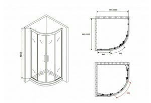   1000*1000*1950  ABBER Schwarzer Diamant AG01100M  ,  