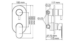     WasserKRAFT Mindel 8571  Soft-touch