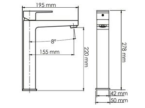     WasserKRAFT Abens 2003H   Soft-touch