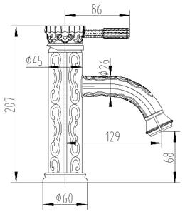    Lemark Jasmine LM6606ORB  