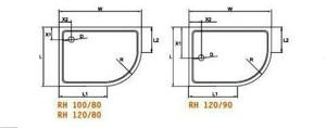   1000*800*150  CEZARES TRAY-A-RH-100/80-550-15-W-L 