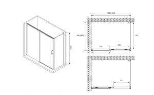   1600*1000*2000  ABBER Komfort AG93160-S102  ,  