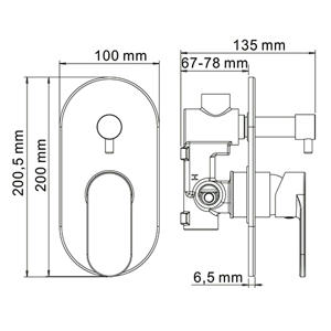     WasserKRAFT Elbe 7441   Soft-touch