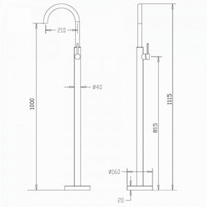     ABBER Wasser Kreis AF8141B  