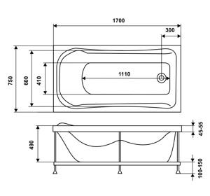   170*75  Eurolux  E1017075069 