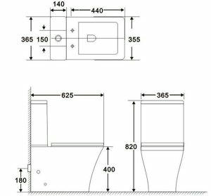 -  BelBagno Marmi BB052CPR/BB052T 