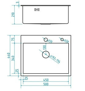     500*440  Siriusline SL5044 