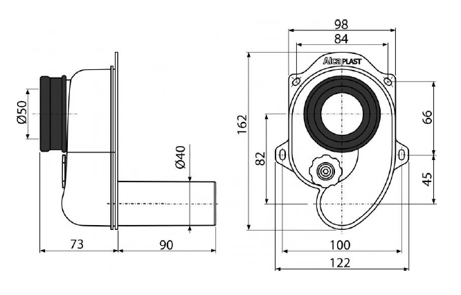     Alcadrain A45B