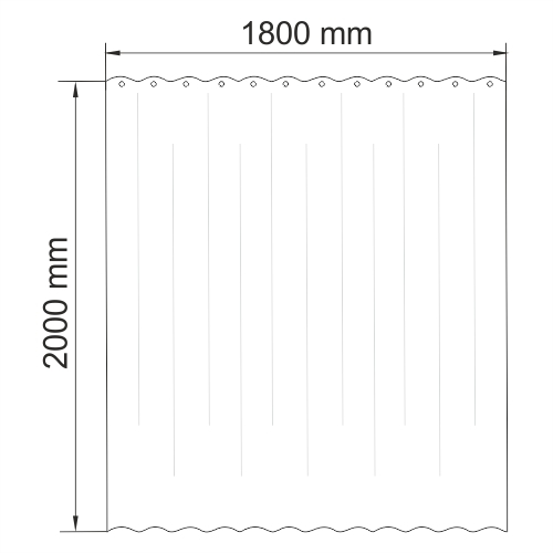    1800*2000  WasserKRAFT Isar SC-73101