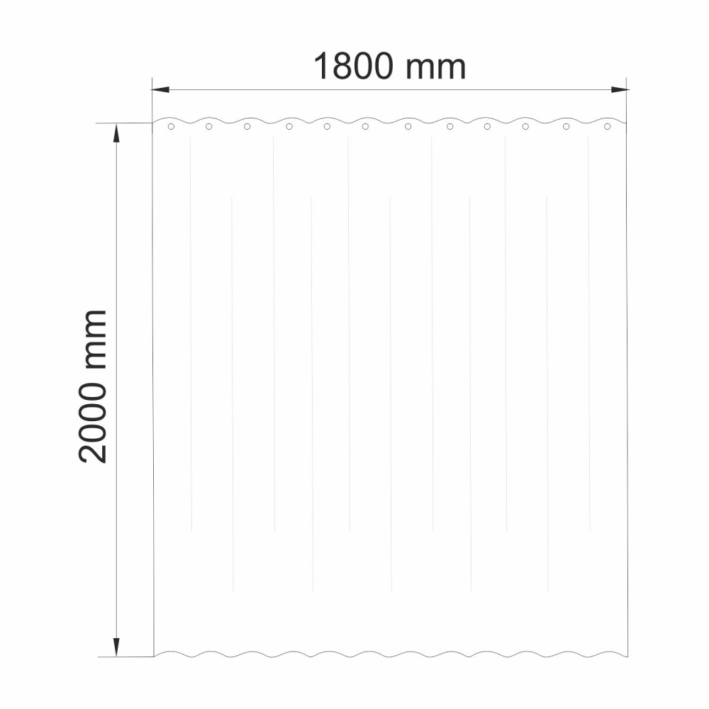    1800*2000  WasserKRAFT Leine SC-38101