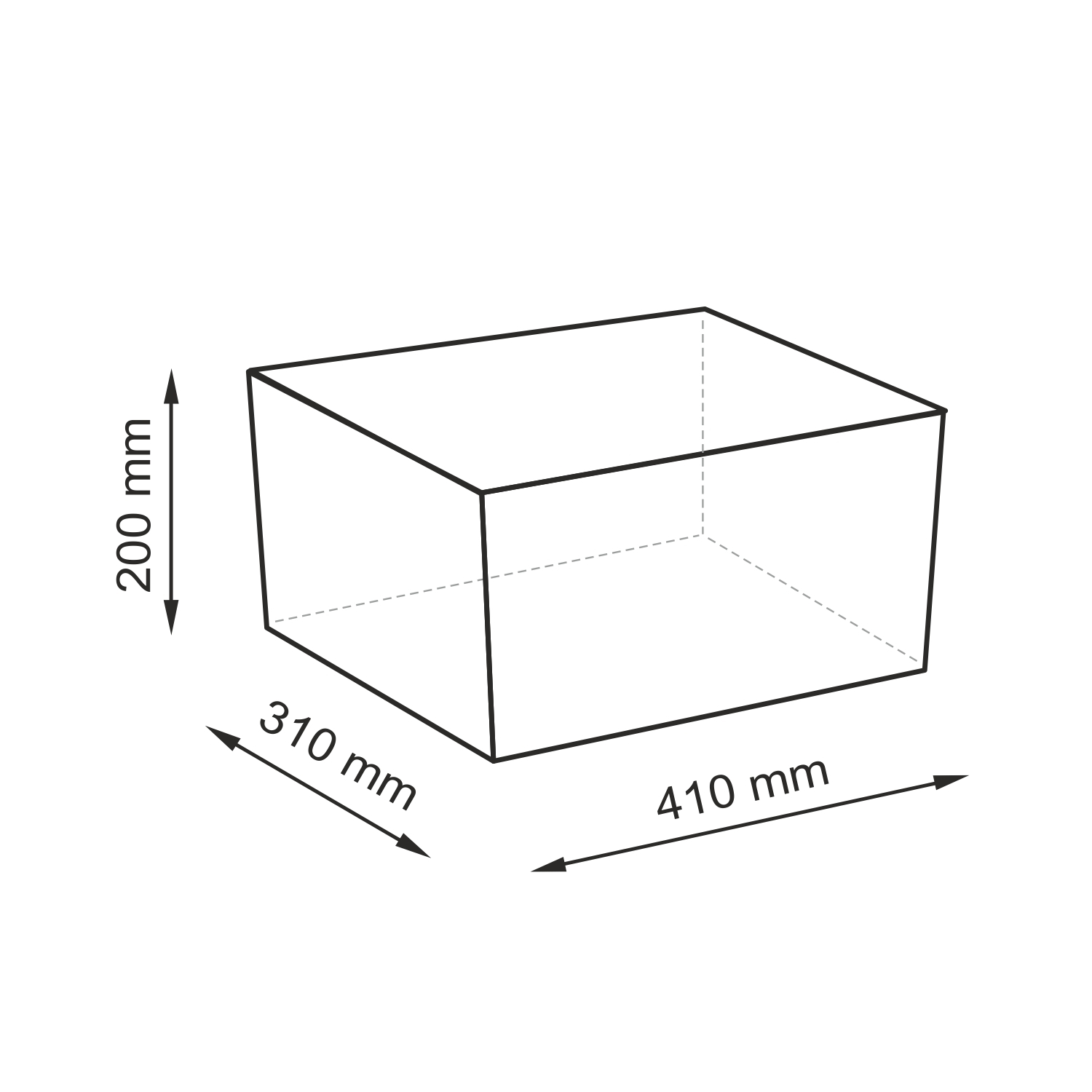  410*310*200  WasserKRAFT Abens WB-220-L -