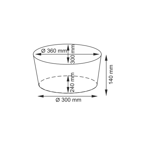   360*300*140   WasserKRAFT Rossel WB-280-S 