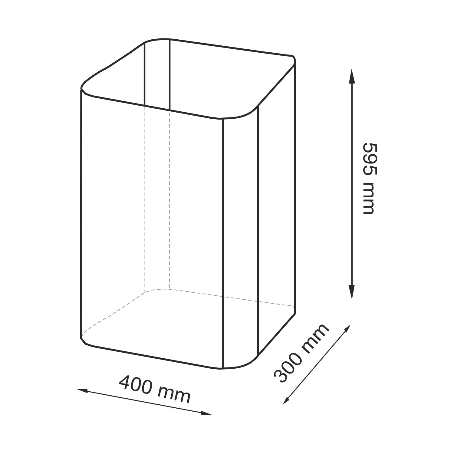     400*300*595  WasserKRAFT Nuthe WB-910-L