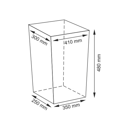       410*300*480  WasserKRAFT Isar WB-130-M -