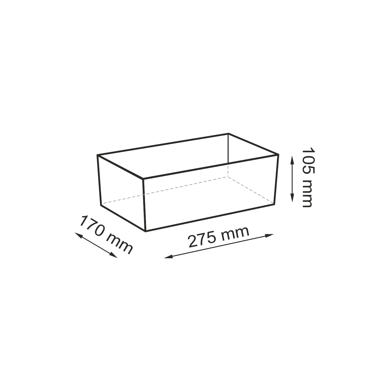  275*170*105  WasserKRAFT Aula WB-110-S